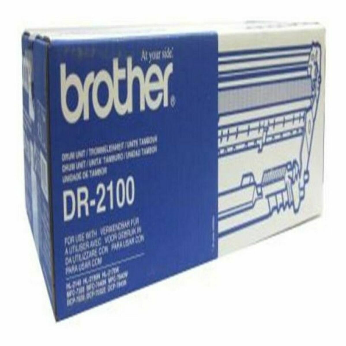 Tulostimen rumpu Brother DR2100 Musta